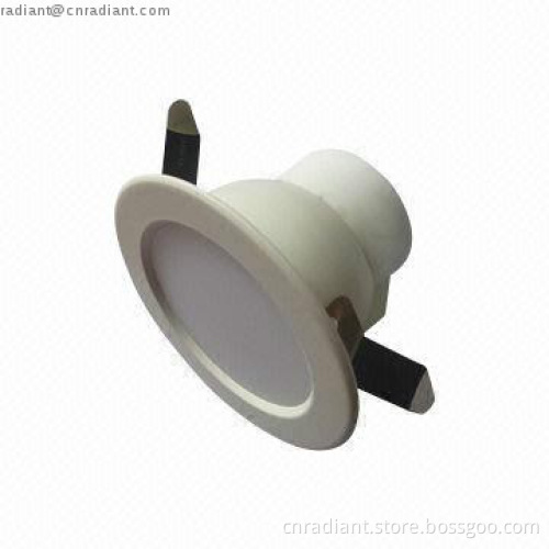 9W 4 inch recessed LED downlight COB source warm/cool white CE